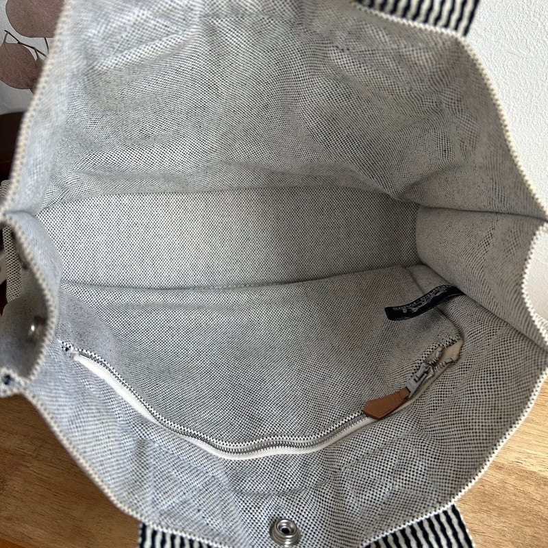 HERMES エルメス ニューフールトゥ PM グレー ブラック BLACKトート