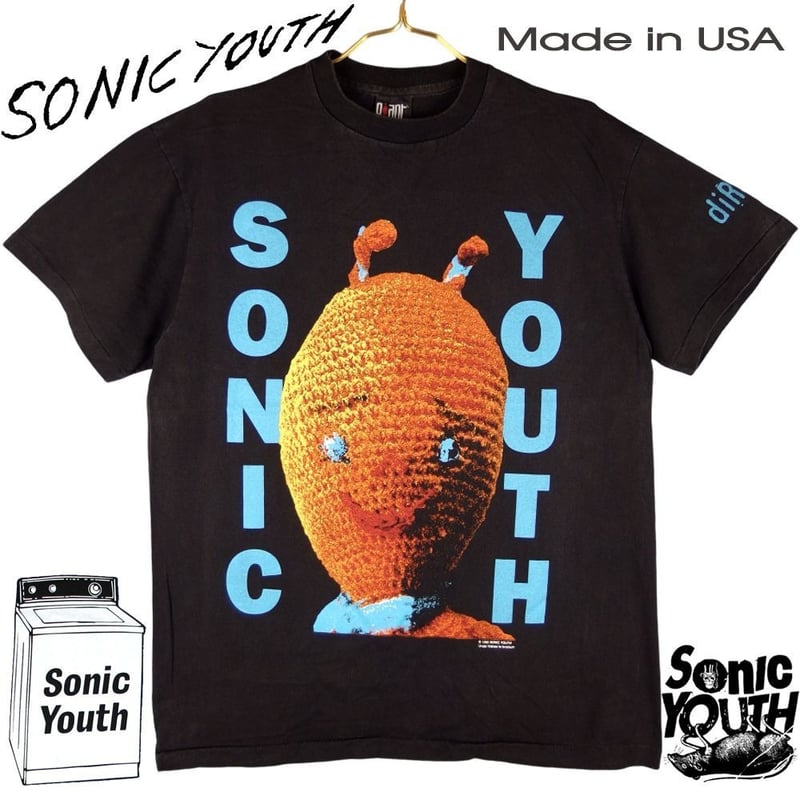 SONIC YOUTH ソニックユース Tシャツ USA製 ブラック Lサイズ sonic y