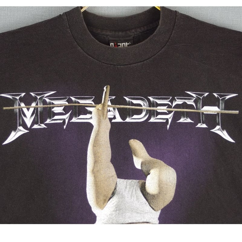 MEGADETH メガデス Tシャツ ブラック Lサイズ 半袖 USA製 ヘヴィメタ