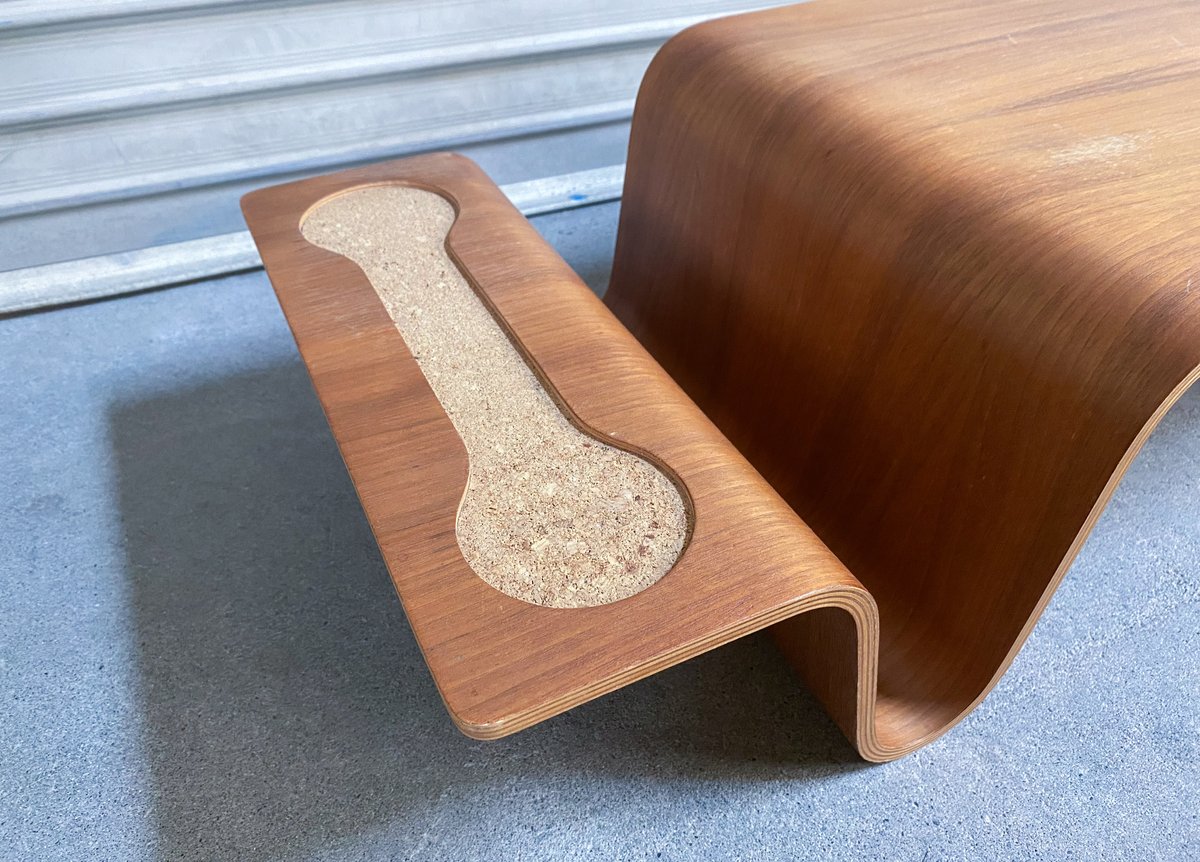 offi Overlap Tray Walnuts オフィー オーバーラップトレー | UNI