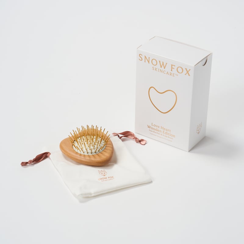 美品】スノーフォックススキンケア ハートカッサブラシ 箱無し 美品