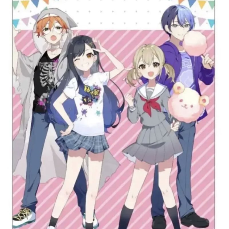 プロジェクトセカイ 神山高校文化祭 書き下ろしイラスト ビビバス