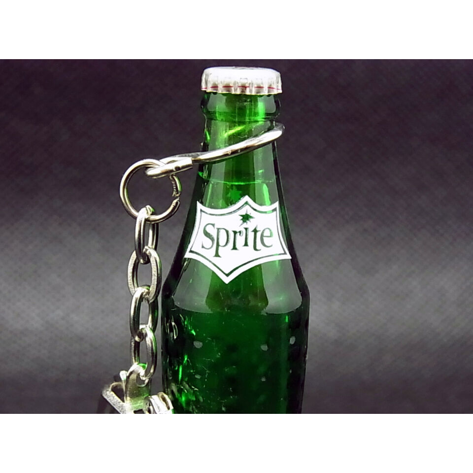 スプライト キーチェーン付きミニボトル | レトロ・スタイル