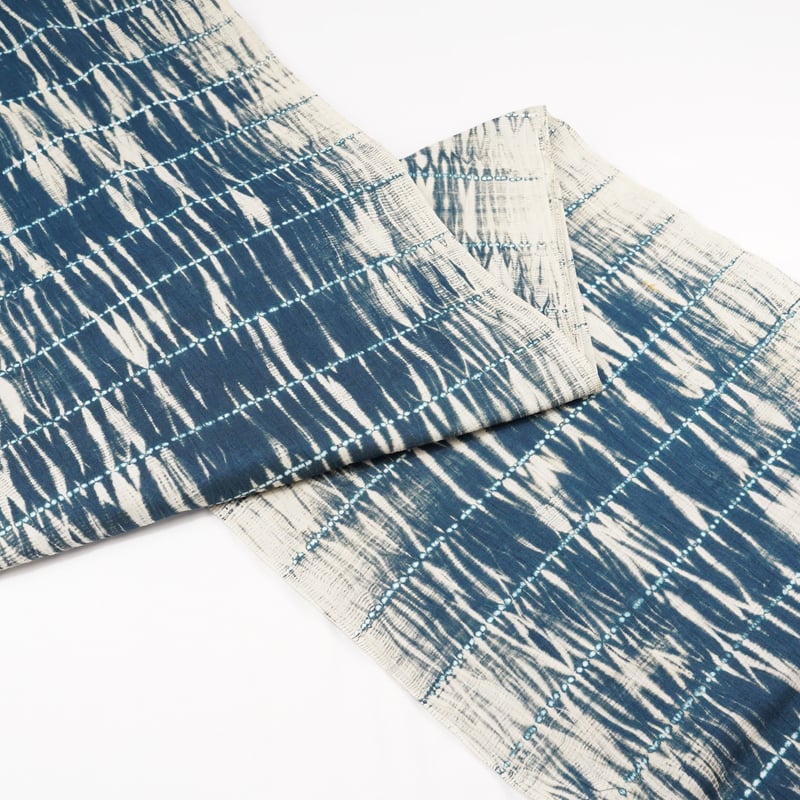 有松鳴海絞り浴衣「男性向け広巾・手筋絞り。縫い絞り」 | MINOKO STORE