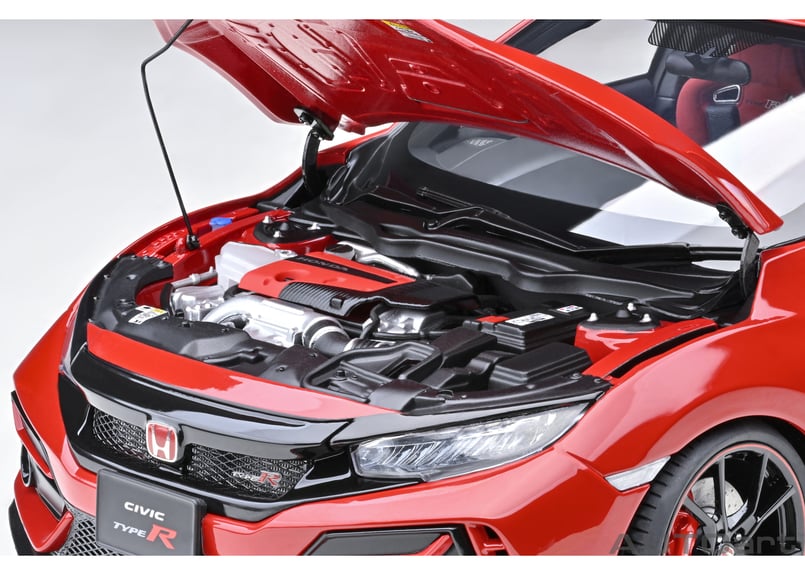 AUTOart 1/18 ホンダ シビック タイプR （FK8） 2021 （フレームレッド