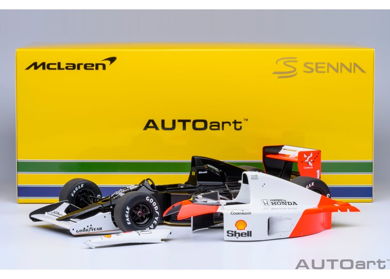 再入荷！AUTOart 1/18 マクラーレン ホンダ MP4/6 日本GP 1991年 #1