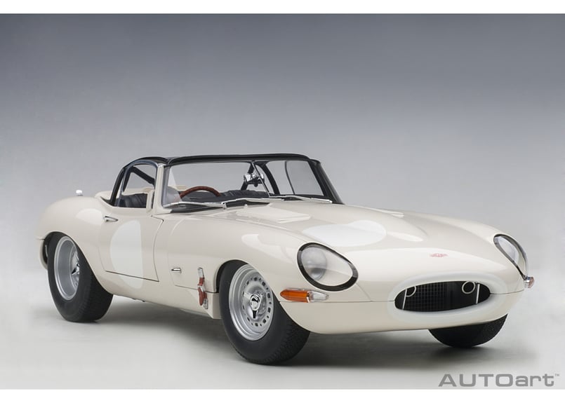 AUTOart 1/18 ジャガー ライトウェイト Eタイプ （ホワイト） 73649 | A