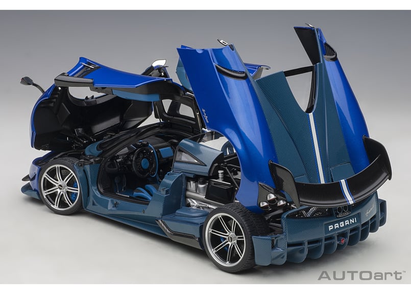 AUTOart 1/18 パガーニ ウアイラ BC （メタリック・ブルー／ブルー