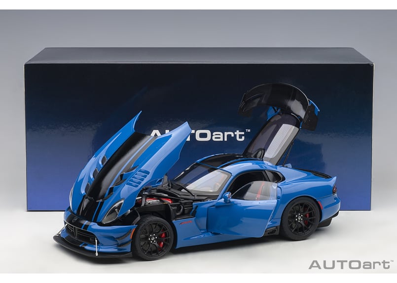AUTOart 1/18 ダッジ バイパー ACR （ブルー／ブラック・ストライプ