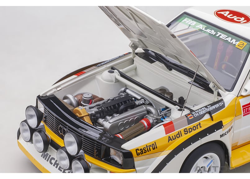 AUTOart 1/18 アウディ スポーツクワトロ S1 WRC 1985 #5 （ロール／