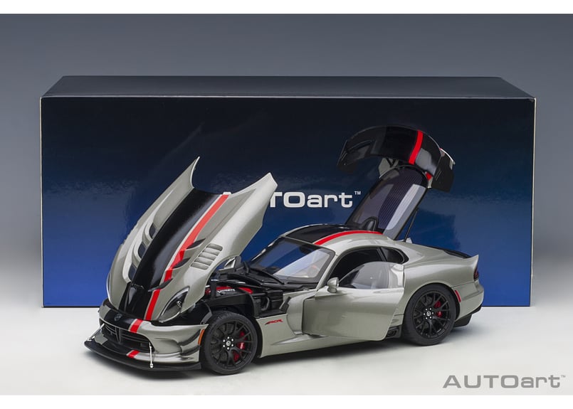 AUTOart 1/18 ダッジ バイパー ACR （メタリック・シルバー／ブラック