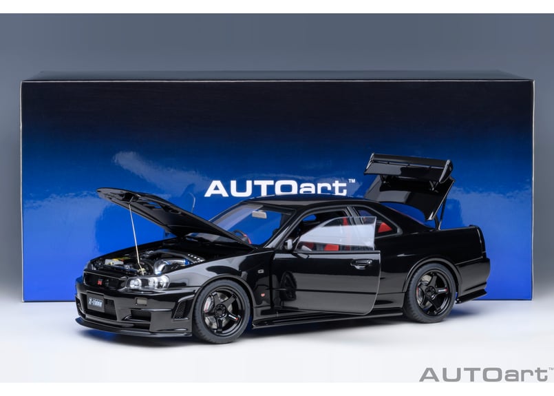 AUTOart 1/18 ニスモ R34 GT-R Z-tune （ブラックパール） 7746