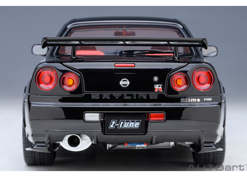 AUTOart 1/18 ニスモ R34 GT-R Z-tune （ブラックパール） 7746