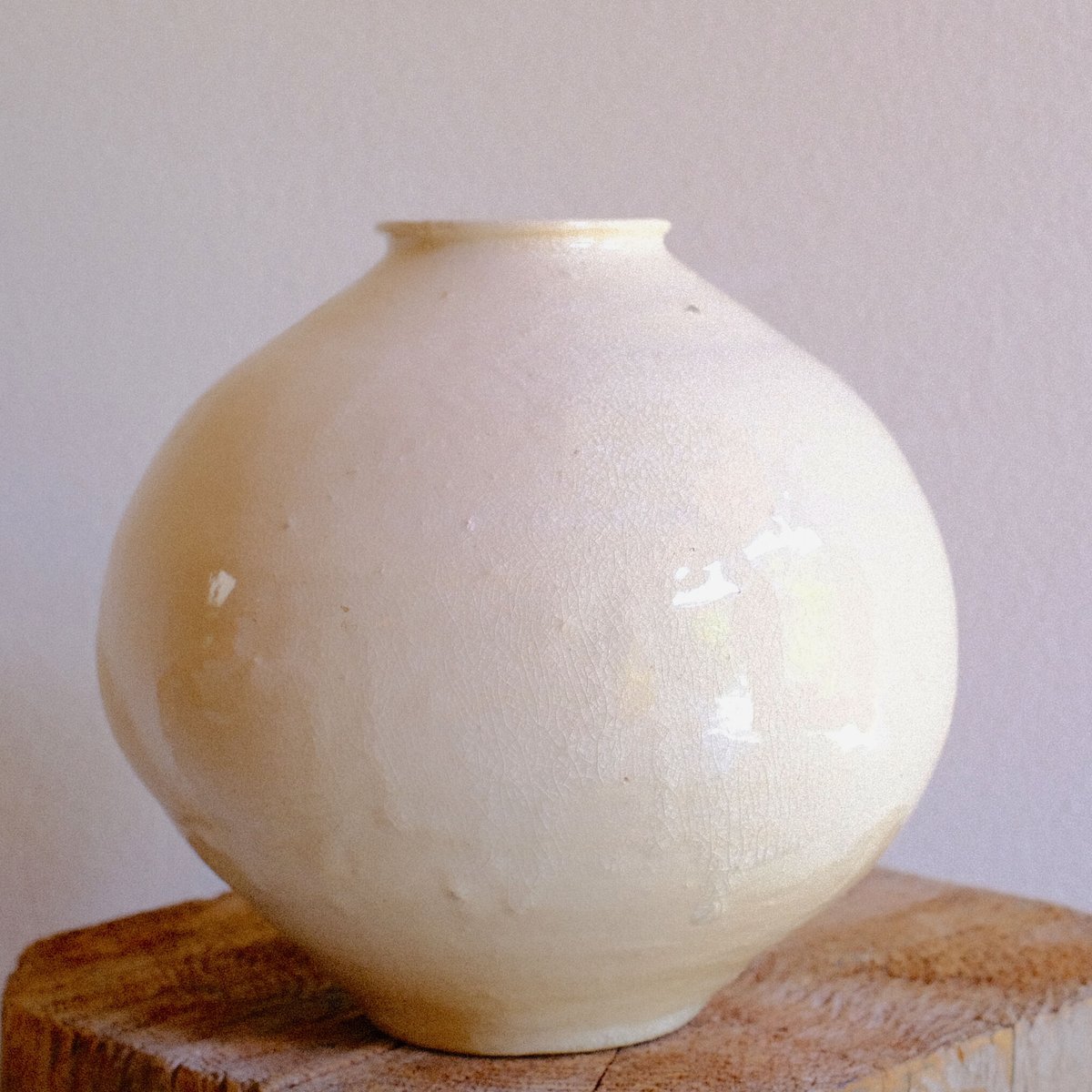 信楽 白瓷 壺／谷穹 | Gallery Rin