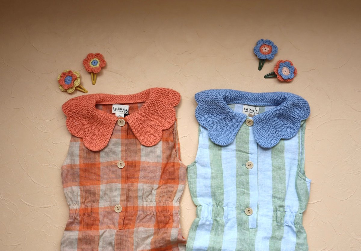 Kalinka]【残りわずか！】Cordelia Overall | Pastel Stri