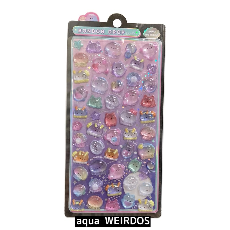 ボンボンドロップシール (各種類1枚まで） | AQUAS Gift Shop / onl