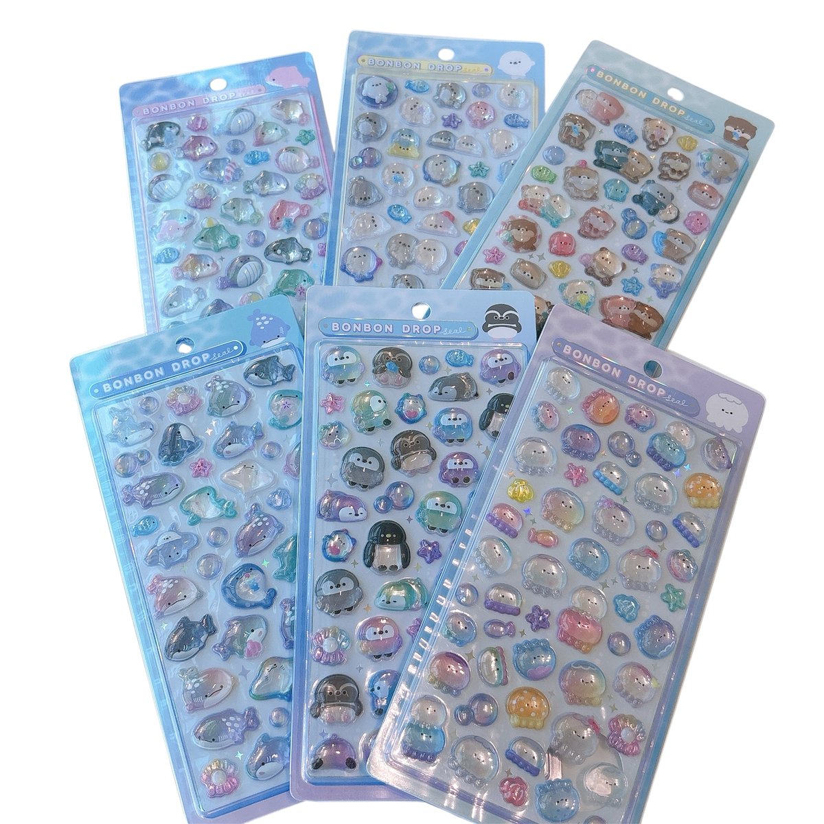 ボンボンドロップシール (各種類1枚まで） | AQUAS Gift Shop / onl