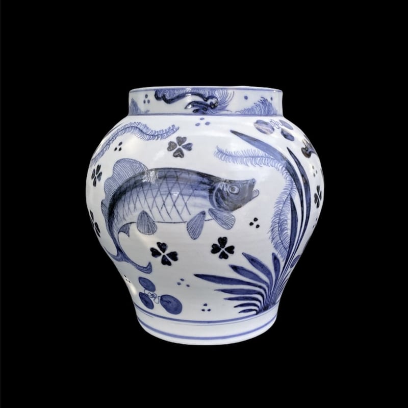 青花魚藻文壺【受注生産】寫シリーズ | by Art STORE