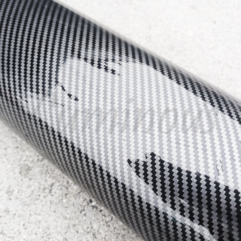 カーボン風 スリップオン オーバル マフラーサイレンサー 51mm 50.8π