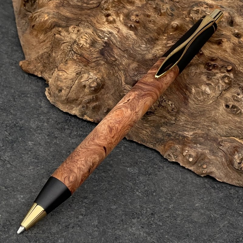 花梨瘤杢 / SINPEN / 2つの内部機構を持つ新感覚の木軸ペン【約23g