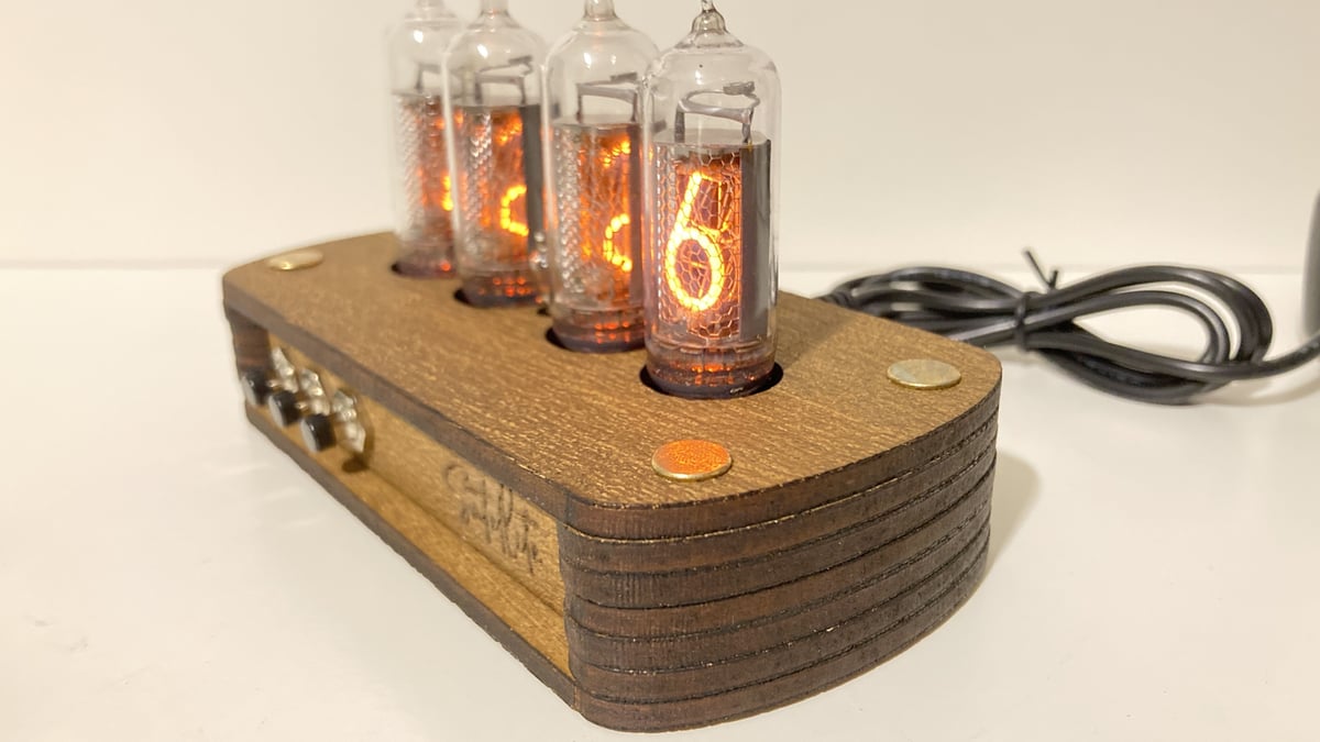 ニキシー管 nixie tube IN-14 6本 Nixie Tube Clock IN-14 オレンジ