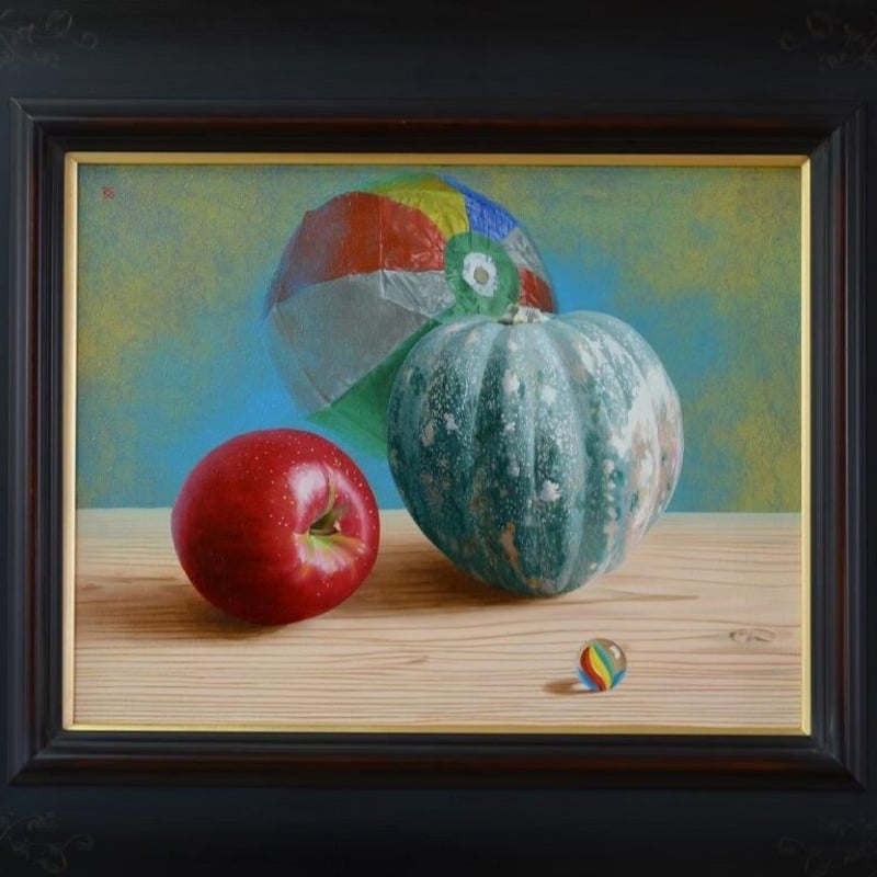 葛迫幸平 「かぼちゃのある静物」 F6 油彩 006 | 平成美術