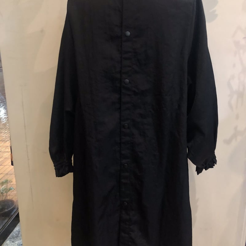 さえら ポテチーノ 黒ナイロン100% 割烹着 さえら ポテチーノ 黒