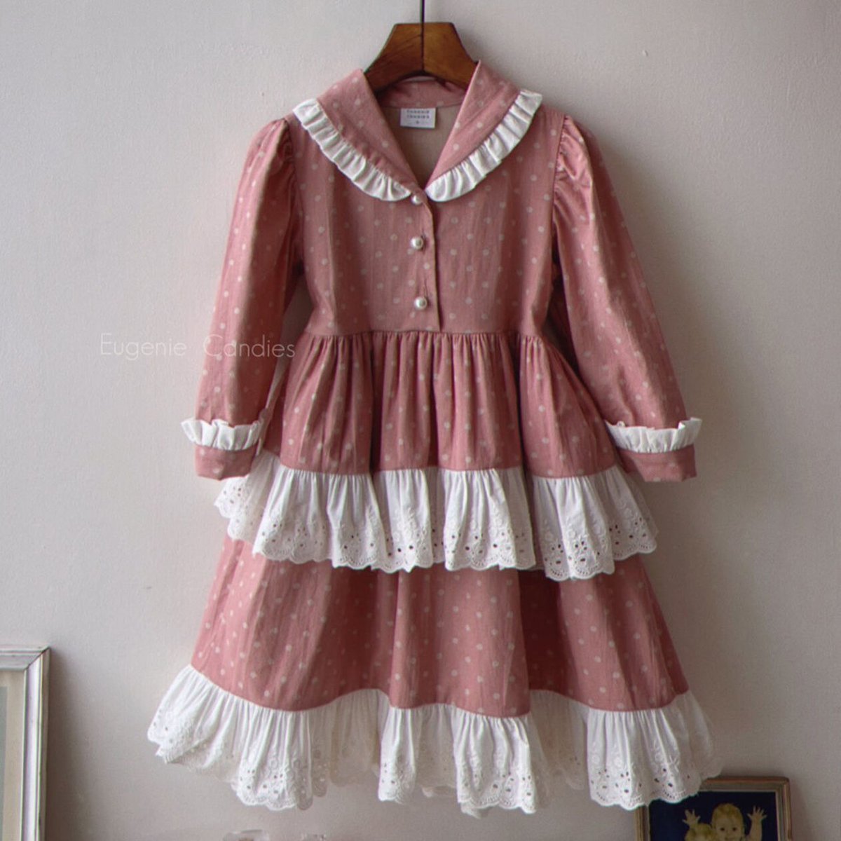 即納】ピンクドットワンピース（XLサイズのみ） | Mimiel