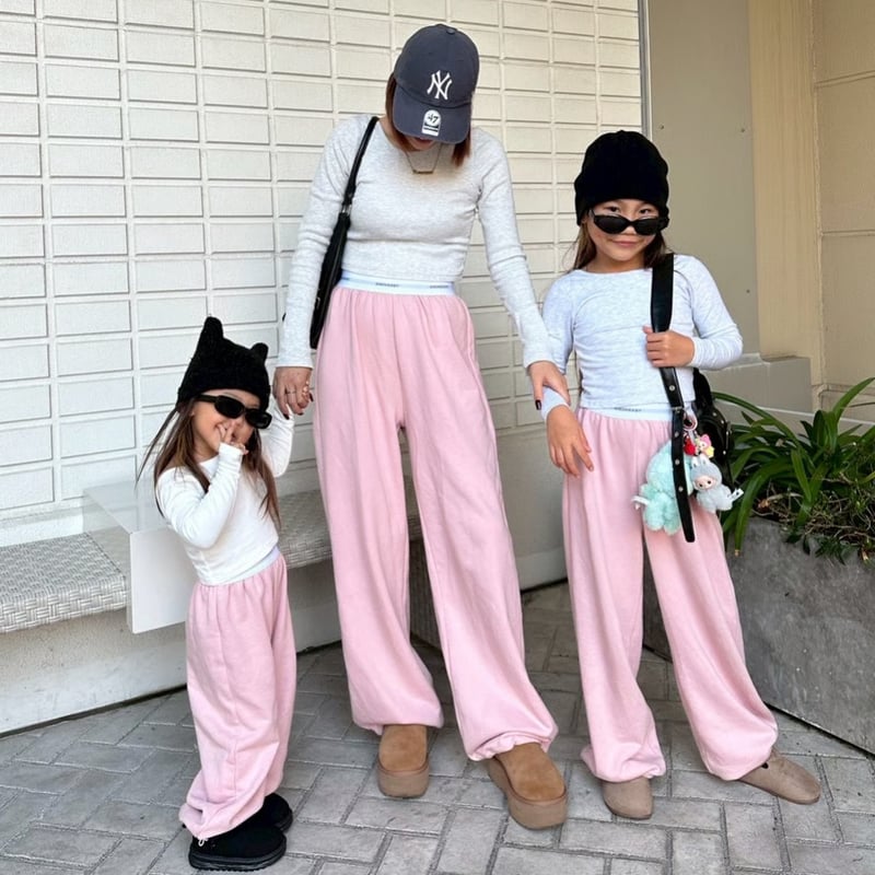 即納〉𝐎𝐫𝐢𝐠𝐢𝐧𝐚𝐥 ANONBABYスウェットパンツ【ピンク】 | anon baby