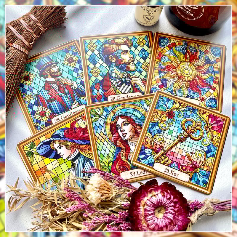 Stained Glass Lenormand【ルノルマンカード】 | musemuse
