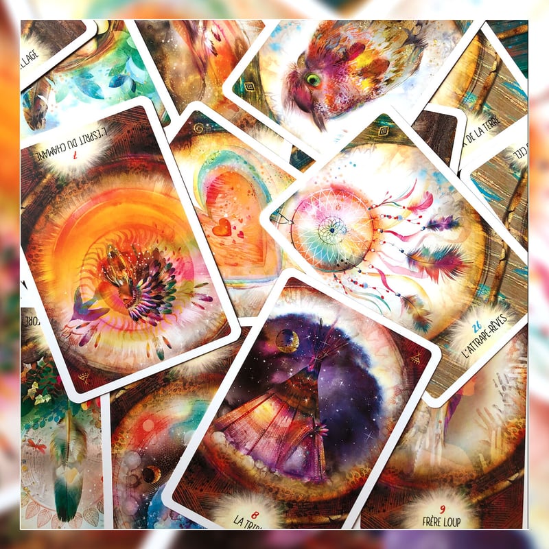 フランス語】ネイティブアメリカンのオラクルカード | musemuse