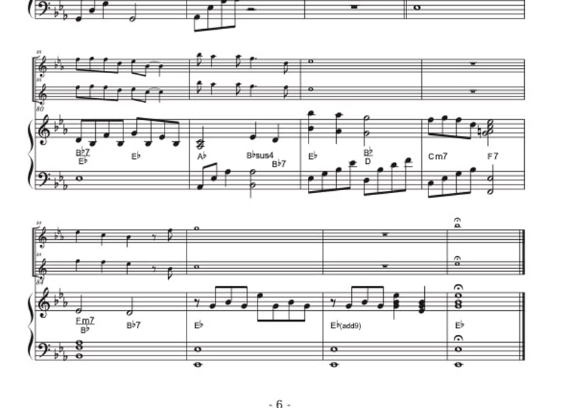 輝く未来』【豪華ピアノ伴奏譜付き!!フルート＆アルトサックス二重奏