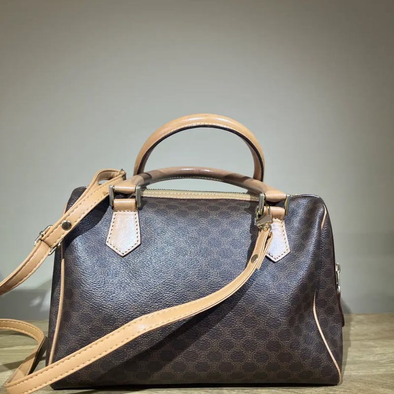 CELINE / セリーヌ】マカダム柄ヴィンテージボストンバッグ