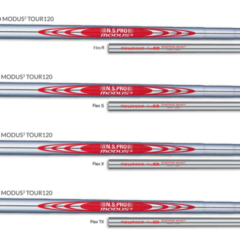 N .S .PRO モーダス3 TOUR 120 アイアン用シャフト【＃7〜P】4本