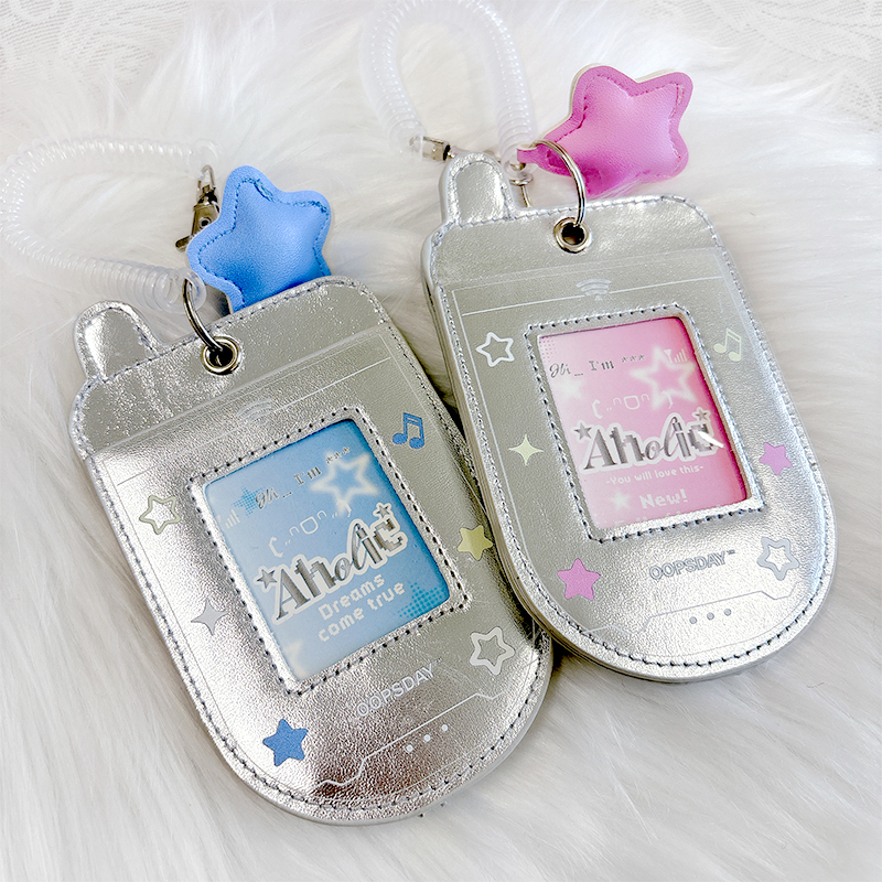 OOPSDAY 推し活グッズ】携帯電話型メタリック トレカケース【推し活