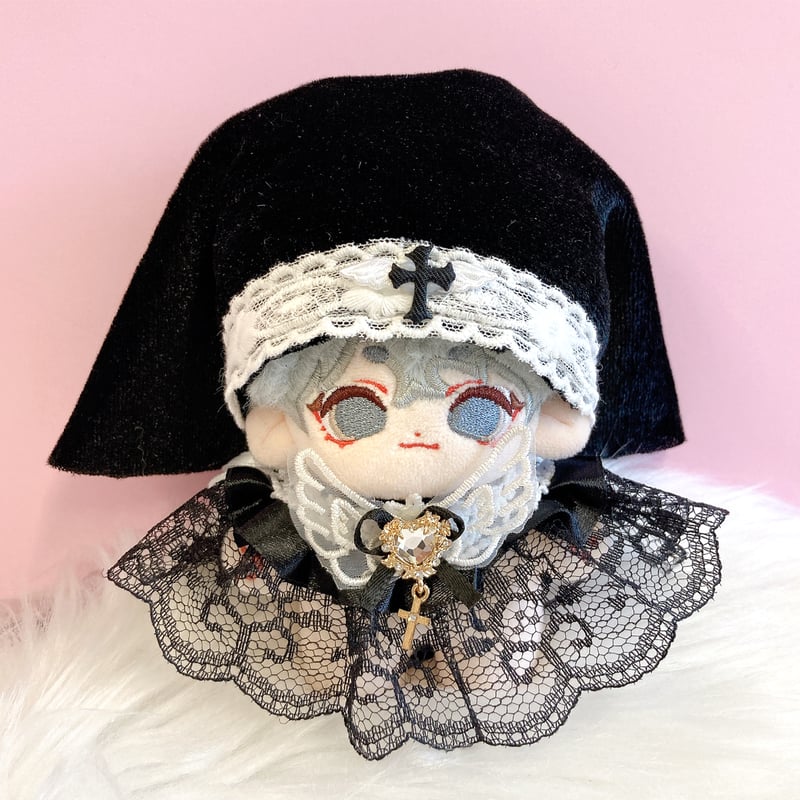 ぬい服】シスター 帽子&ケープセット 10cmぬいぐるみ用 | G.triGer