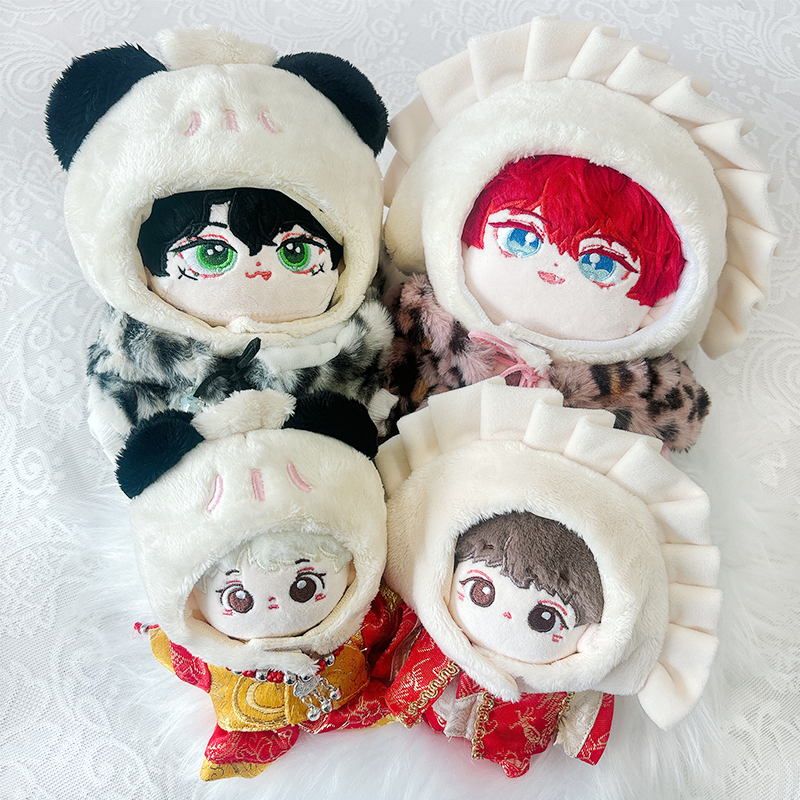 ぬい服】【PANDAPAN】ぬいぐるみ用着ぐるみキャップ(中華まん)/20cm用