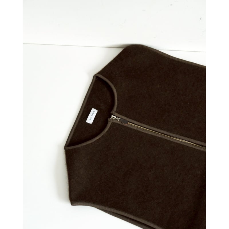 WALENODE innocent YAK Zip-up vest | MusterWerk