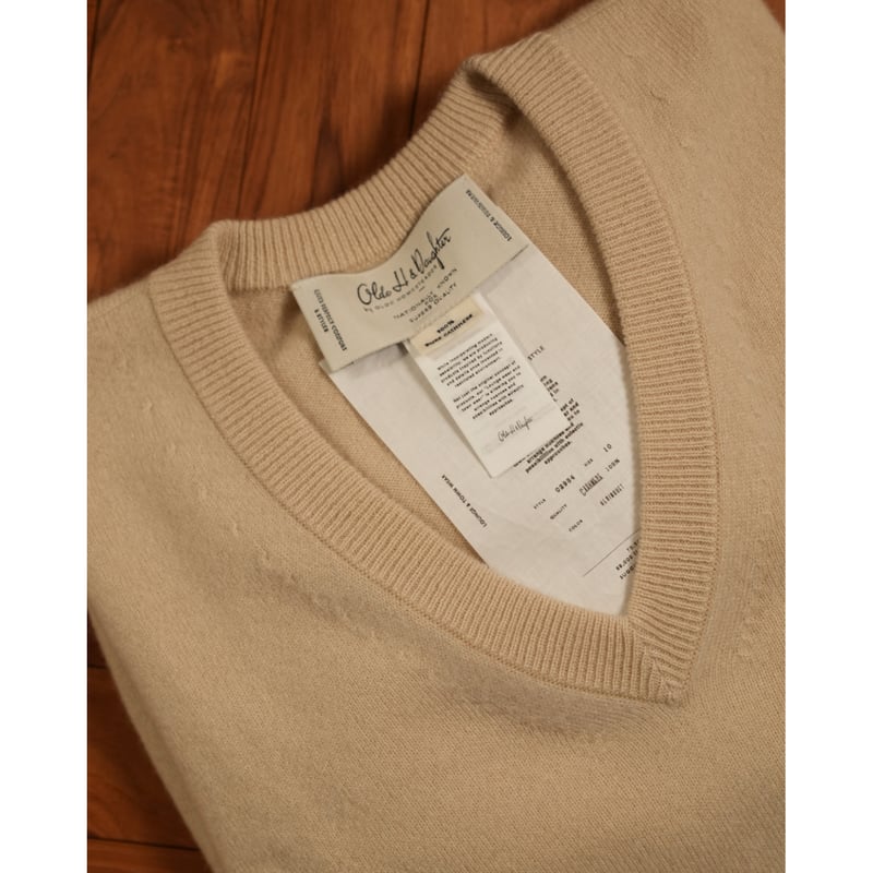 Olde H & Daughter CASHMERE V-NECK KNITWEAR | Mu