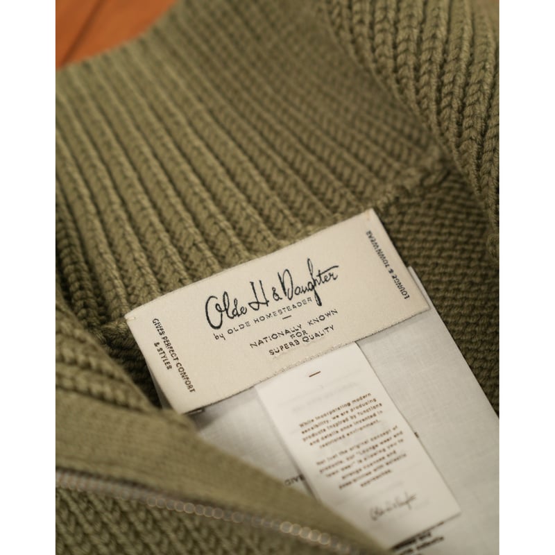 Olde H & Daughter Ex. WOOSTED WOOL DRIVERS KNIT
