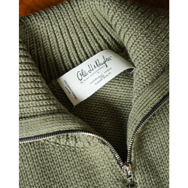 Olde H & Daughter Ex. WOOSTED WOOL DRIVERS KNIT