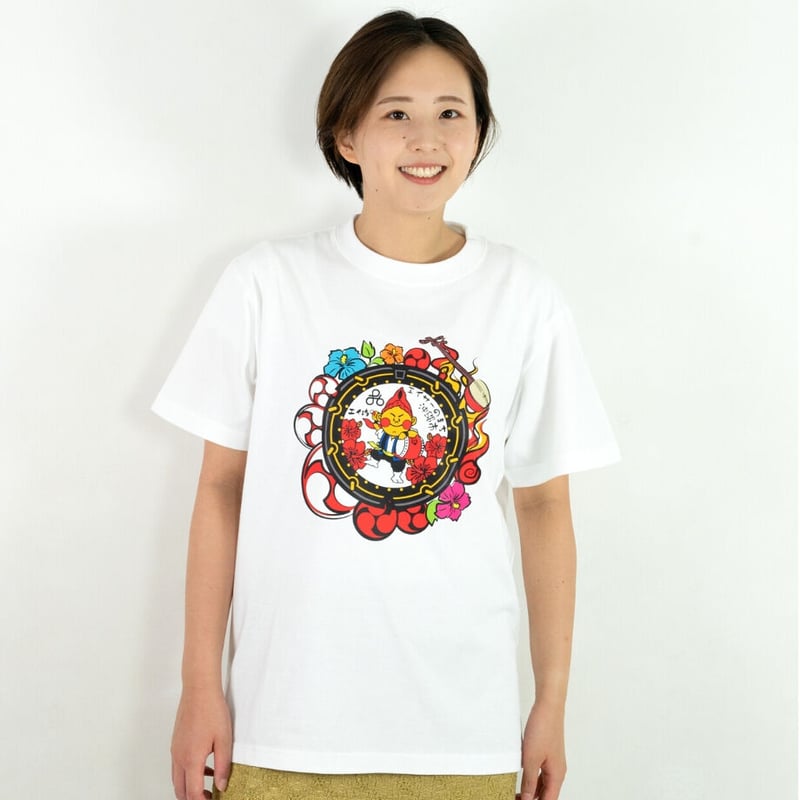 沖縄市 マンホールTシャツ（エイ坊） | JAPAN UNDERGROUND