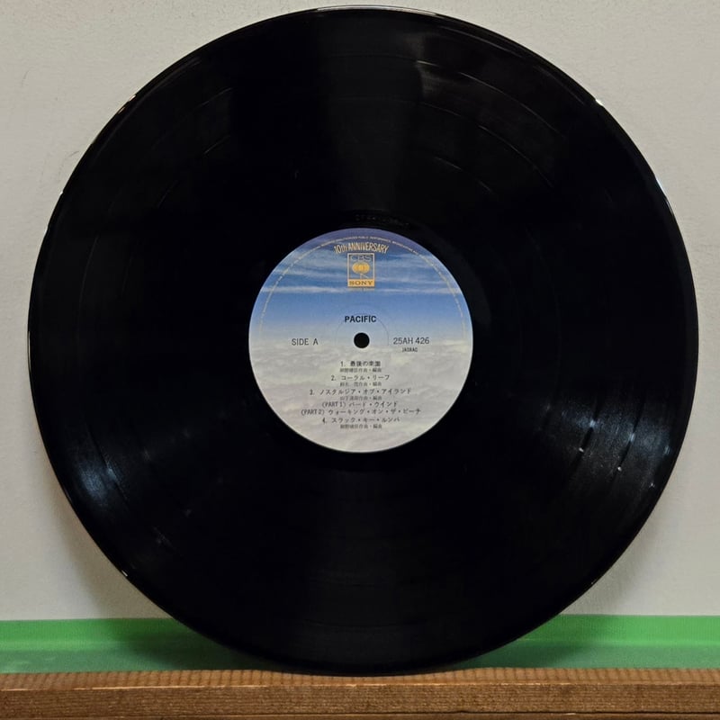 LP )細野晴臣、山下達郎、鈴木茂/PACIFIC 1978 CBS SONY 帯インサー