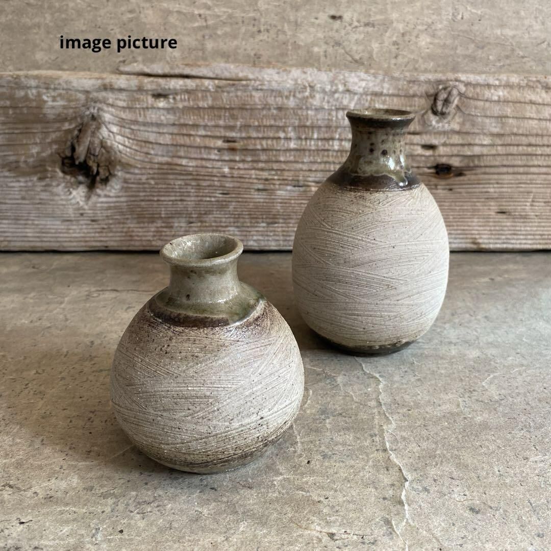 益子焼 刷毛目一合徳利 | MatsuBokkuri