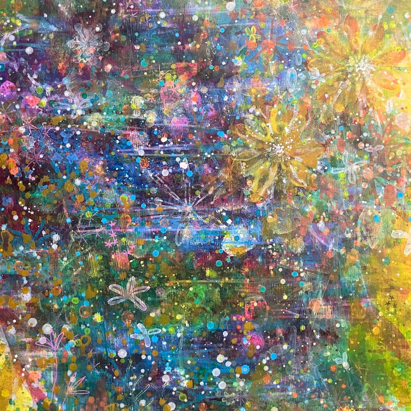 絵画(B1サイズ)「 祝福のリズム 」 | AZUMI KASHIUCHI online shop