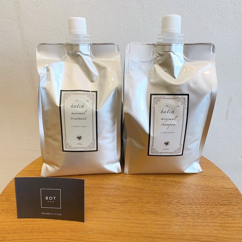 ハッチ ミニマルシャンプー＆トリートメント 1000ml,1000g | BOT SHOP