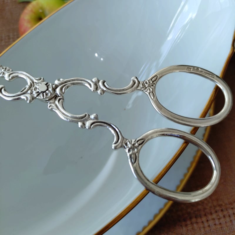 1973年スウェーデンGEWEシルバーのケーキトング重さ約40g長さ約15㎝L