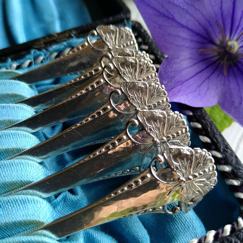 1930～1970年 C.V.L＆Co デンマークのシルバースプーン6本セット