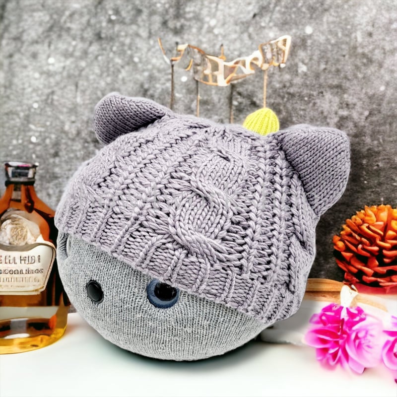 NICOBO（ニコボ）のアクセサリー ネコちゃんのニット帽子