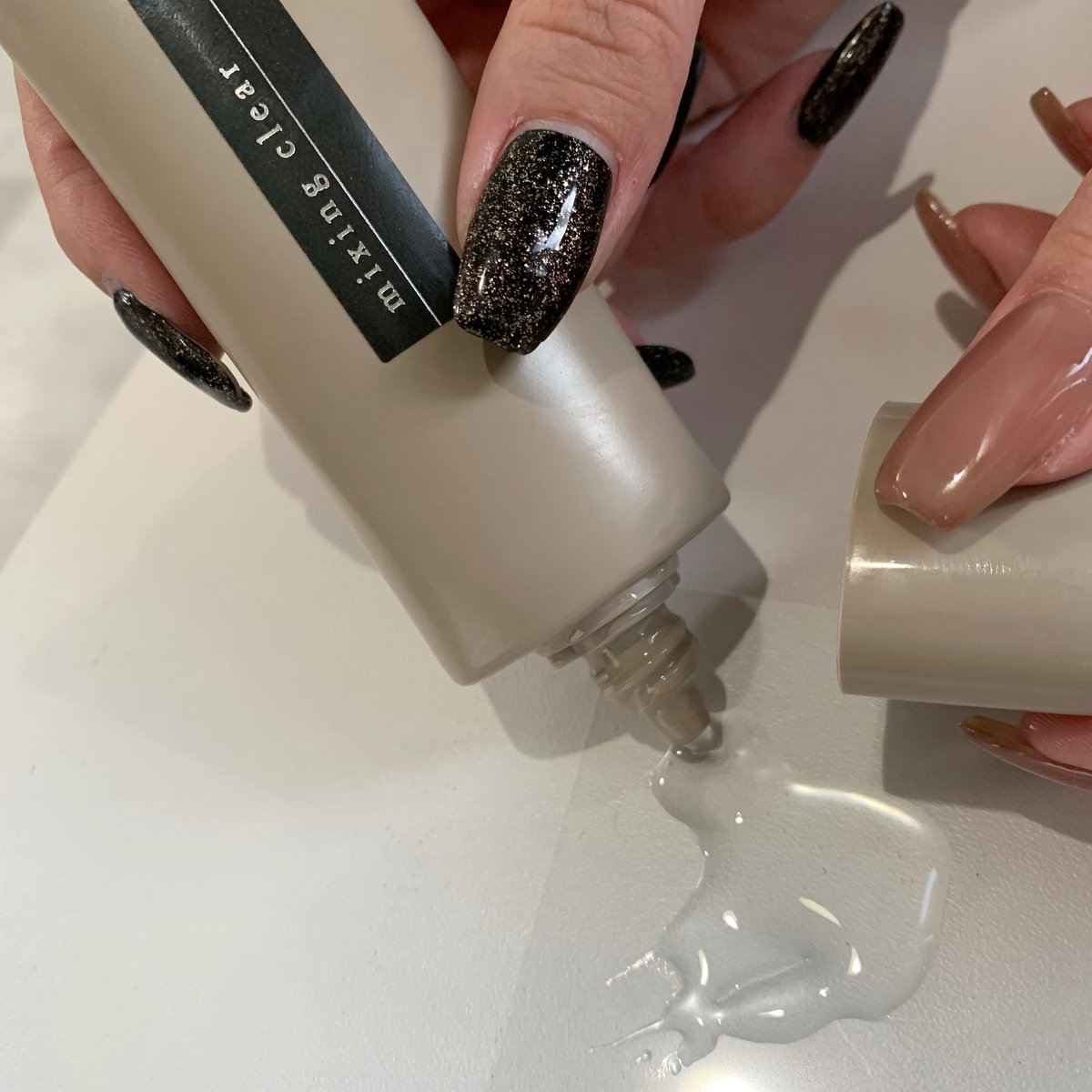 mixing clear_gel | laau nail store